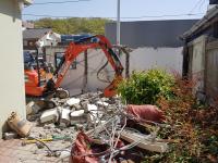 화장실 철거 장비 공사