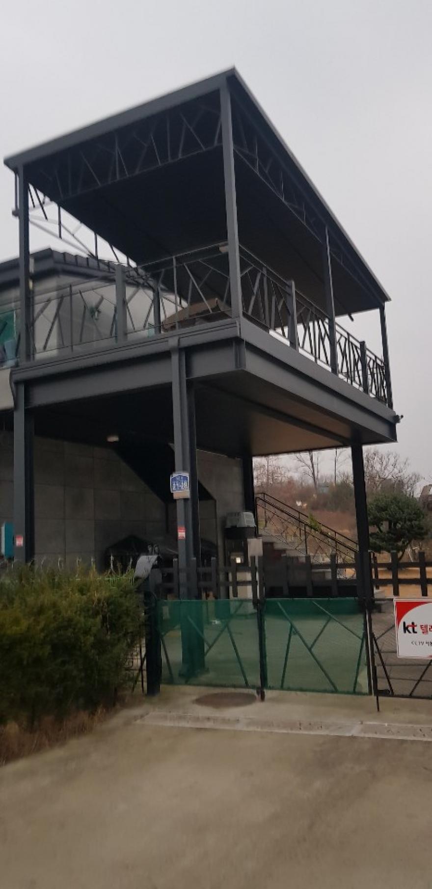 1층-2층 철골 공사